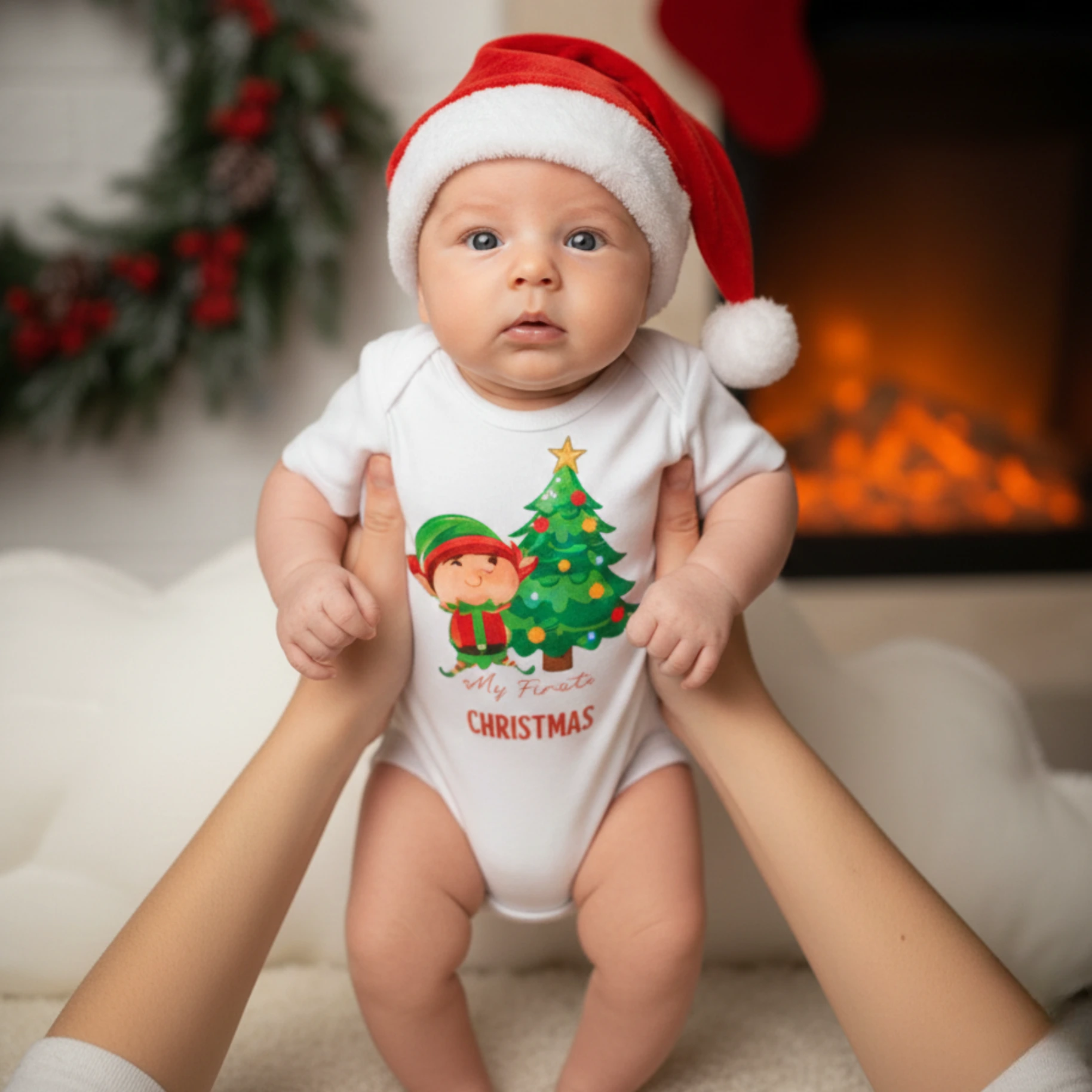 First Christmas for baby
