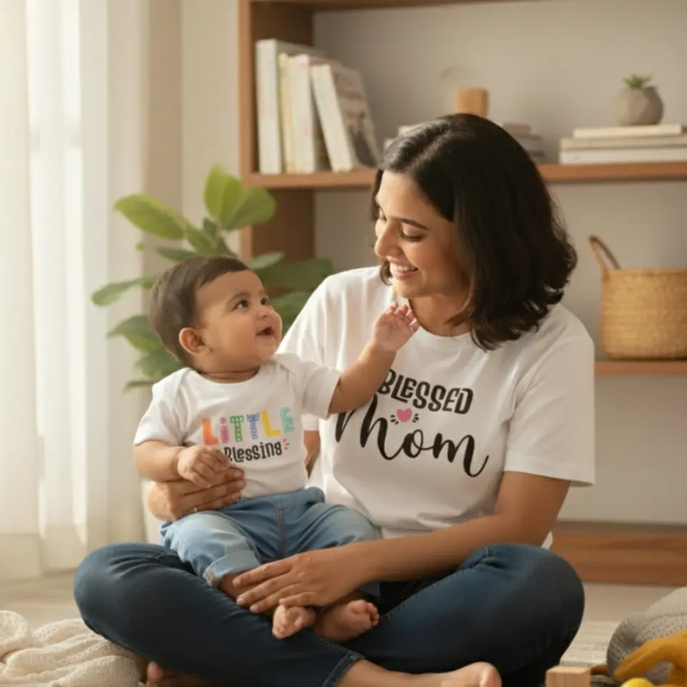 Mom and Baby Matching Tshirt 36"/6-12 months