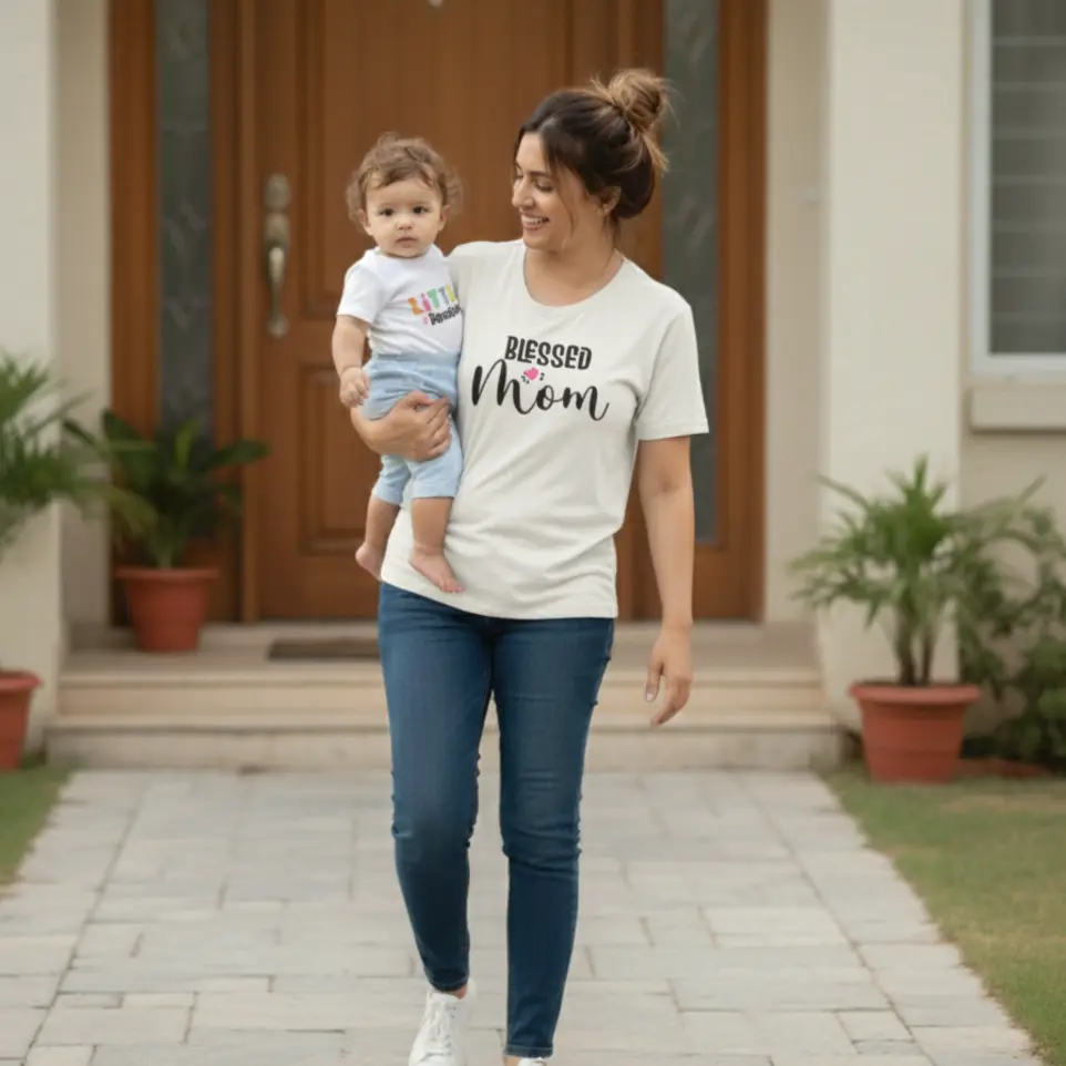 Mom and Baby Matching Tshirt 40"/6-12 months