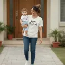 Mom and Baby Matching Tshirt 40"/6-12 months